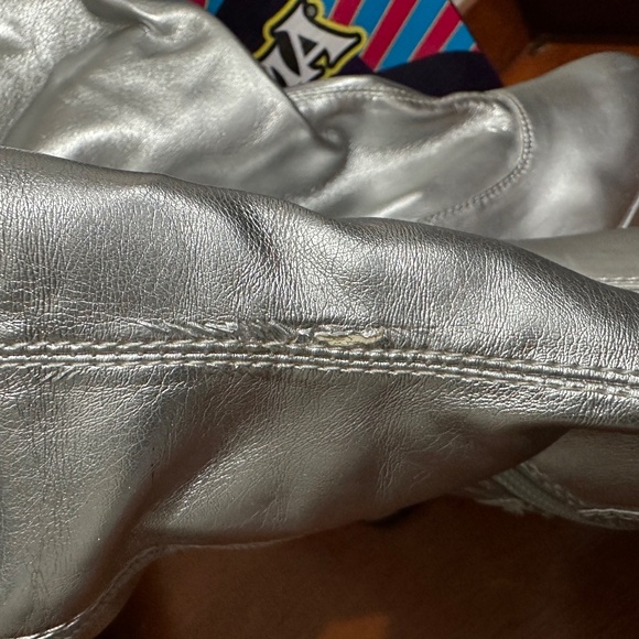 Funtasma Exotica-2000 Platform Boots, Silver, Size 9 - Picture 10 of 11